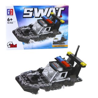 LEAN TOYS Klocki Konstrukcyjne Pojazdy Środki Transportu SWAT 2w1 92-117 el.