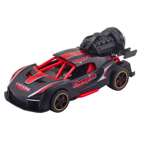 LEAN Toys Autko Sportowe Z Napędem Światła Dźwięki Efekt Dymny Mix