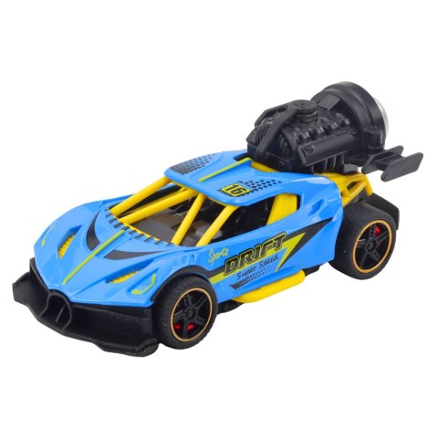 LEAN Toys Autko Sportowe Z Napędem Światła Dźwięki Efekt Dymny Mix