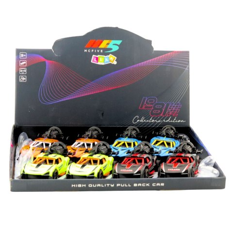 LEAN Toys Autko Sportowe Z Napędem Światła Dźwięki Efekt Dymny Mix