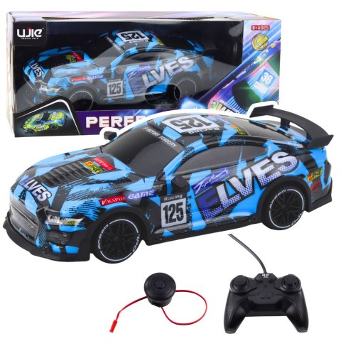 LEAN Toys Autko Sportowe Zdalnie Sterowane RC Niebieskie