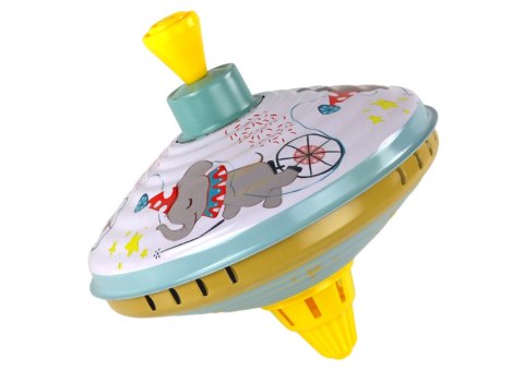 LEAN Toys Bączek Metalowy Wirujący Cyrk Zabawka Tradycyjny