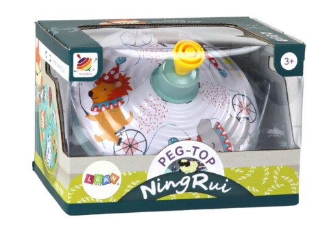 LEAN Toys Bączek Metalowy Wirujący Cyrk Zabawka Tradycyjny