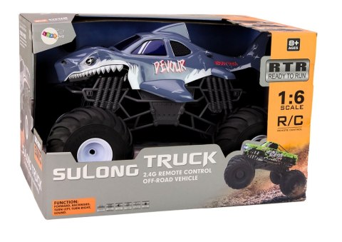 LEAN Toys Duże Auto Terenowe Zdalnie Sterowane 2.4G RC 1:6 Rekin