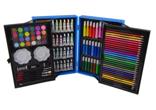 LEAN Toys Duży Zestaw Artystyczny w Walizce 145 Elementów Jednorożec