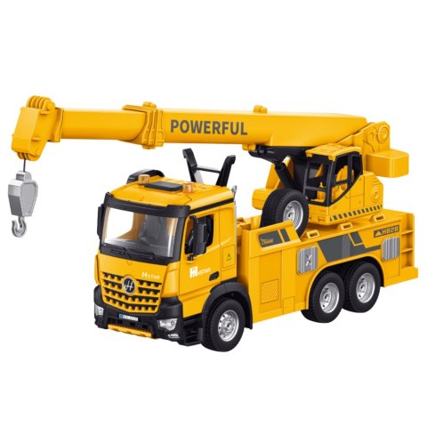LEAN Toys Dźwig Z Hakiem Zdalnie Sterowany RC 2.4G 9CH Żółty