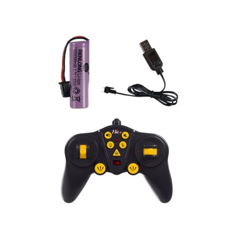 LEAN Toys Dźwig Z Hakiem Zdalnie Sterowany RC 2.4G 9CH Żółty