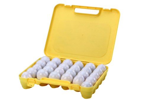 LEAN Toys Edukacyjna Układanka Jajka W Walizce Nauka Liczb Kolorów