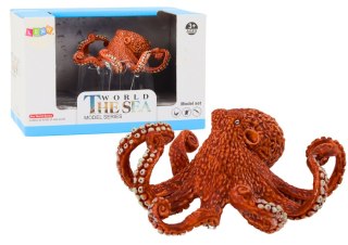 LEAN Toys Figurka Ośmiornica Olbrzymia Pomarańczowa 10 cm