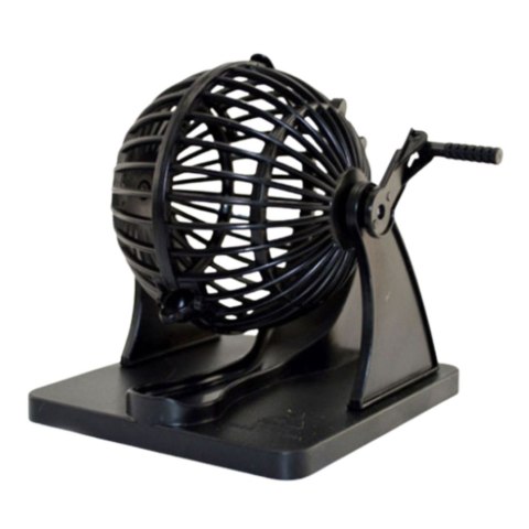 LEAN Toys Gra Rodzinna Bingo Maszyna Losująca Klasyczna 80 Kulek 20 Kart