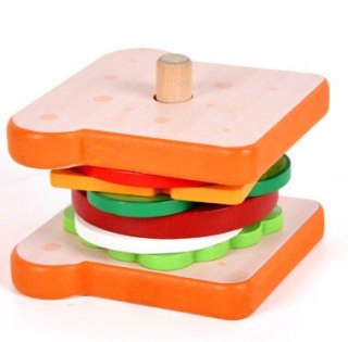 LEAN Toys Kanapka Drewniana 8 El Karty Z Przepisami 10 Szt