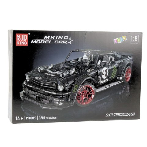 LEAN Toys Klocki Konstrukcyjne Samochód Sportowy Mustang Hoonicorn V2 3201 el.