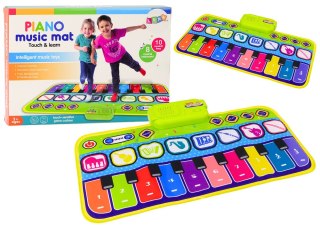 LEAN Toys Mata Taneczna Interaktywna Pianinko Instrumenty 60cm x 30cm