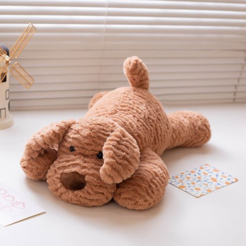 LEAN Toys Pluszowa Maskotka Przytulanka Piesek Beżowy 30cm