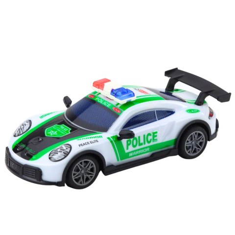 LEAN Toys Samochód Policyjny Sportowy Zdalnie Sterowany RC Drift Światła LED 1:22