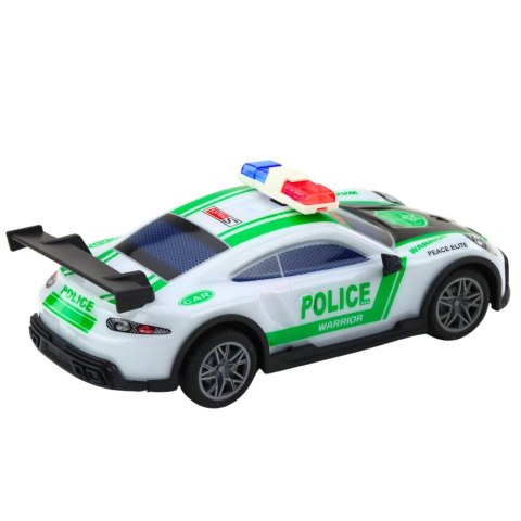 LEAN Toys Samochód Policyjny Sportowy Zdalnie Sterowany RC Drift Światła LED 1:22