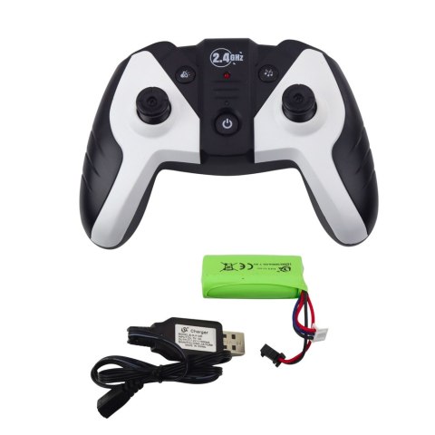 LEAN Toys Samochód Policyjny Terenowy Zdalnie Sterowany RC 1:8 Czarny