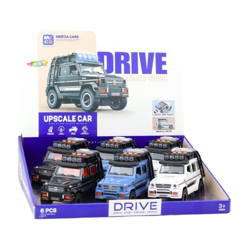 LEAN Toys Samochód Terenowy HH6688 Otwierane Drzwi Napęd Światła Dźwięki Mix