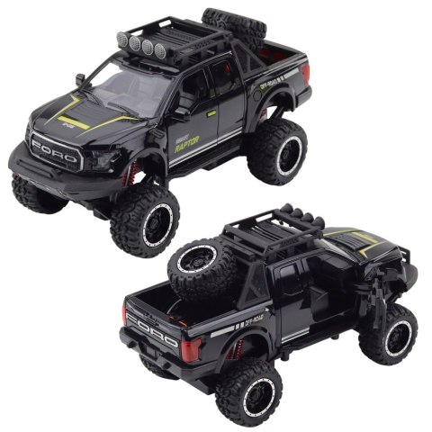 LEAN Toys Samochód Terenowy Raptor Otwierane Drzwi Napęd Światła Dźwięki Mix