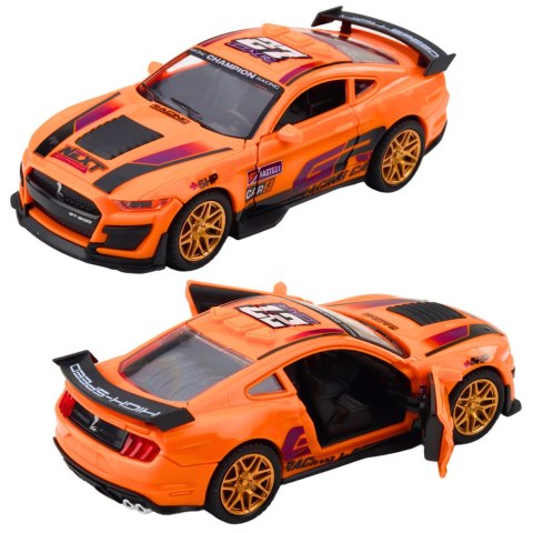 LEAN Toys Samochód Wyścigowy GT 500 Otwierane Drzwi Napęd Światła Dźwięki Mix