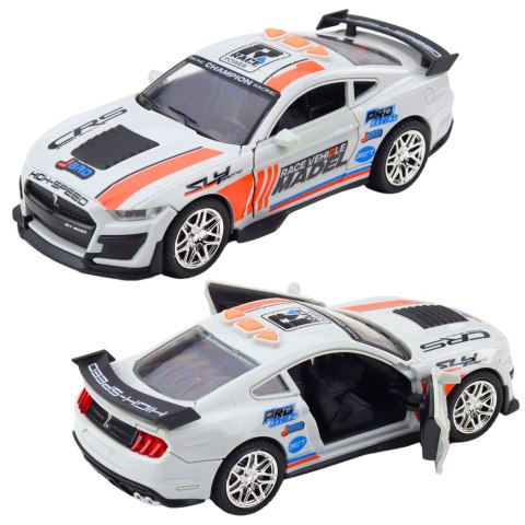 LEAN Toys Samochód Wyścigowy GT 500 Otwierane Drzwi Napęd Światła Dźwięki Mix