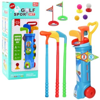 LEAN Toys Zestaw Do Gry W Golfa Wózek Kije Pole Gra Sportowa 20el