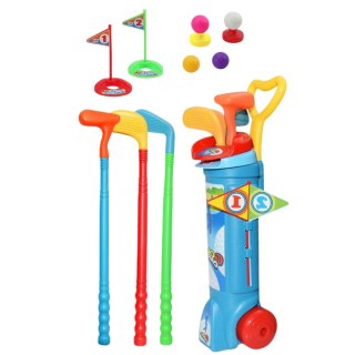 LEAN Toys Zestaw Do Gry W Golfa Wózek Kije Pole Gra Sportowa 20el