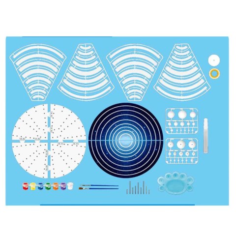 LEAN Toys Zestaw Edukacyjny Plastyczny Układ Słoneczny Planety DIY