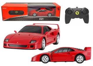 Rastar Auto Sportowe RC 1:24 Zdalnie Sterowane Ferrari F40 Czerwone