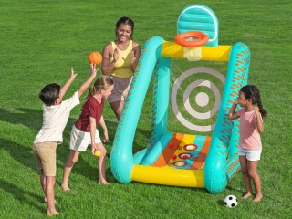 Bestway Bestway Gra ogrodowa 3w1 koszykówka + piłka nożna + cel 127x109x178cm 52813