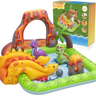Bestway Bestway Wodny plac zabaw DINOZAURY 262x188x102cm zjeżdżalnia i akces. 53172