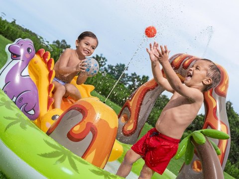 Bestway Bestway Wodny plac zabaw DINOZAURY 262x188x102cm zjeżdżalnia i akces. 53172