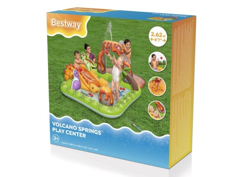 Bestway Bestway Wodny plac zabaw DINOZAURY 262x188x102cm zjeżdżalnia i akces. 53172