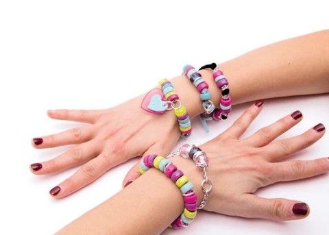 Clementoni Crazy Chic Zestaw Koralików Kolorowe Bransoletki Clementoni 78415