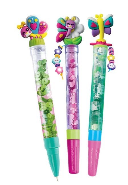 Clementoni  Idea Art Zestaw Mini Fabryka Długopisów Motylki Clementoni 18169
