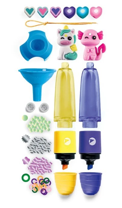 Clementoni Idea Art Zestaw Mini Fabryka Markerów Zakreślaczy Magiczne Zwierzęta Clementoni 18167