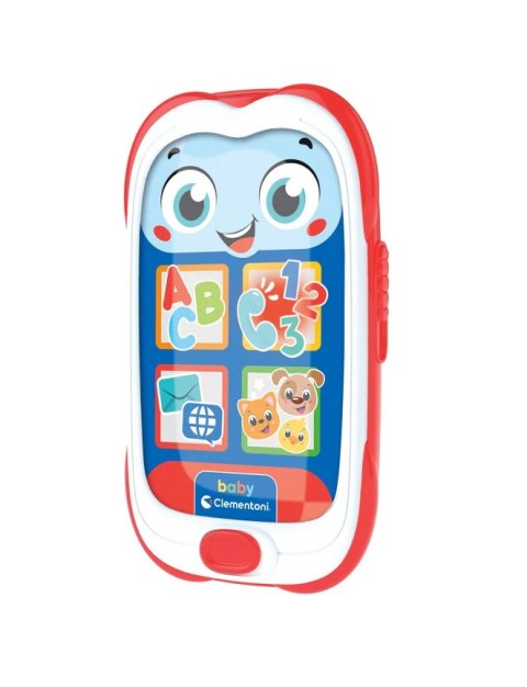 Clementoni Interaktywny Mówiący Smartfon Telefon Dziecięcy Język Polski Turecki Portugalski Niemiecki Clementoni 17529