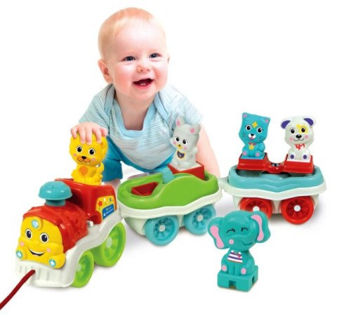 Clementoni Interaktywny Pociąg Ze Zwierzątkami 3w1 Język Polski Clementoni 50802