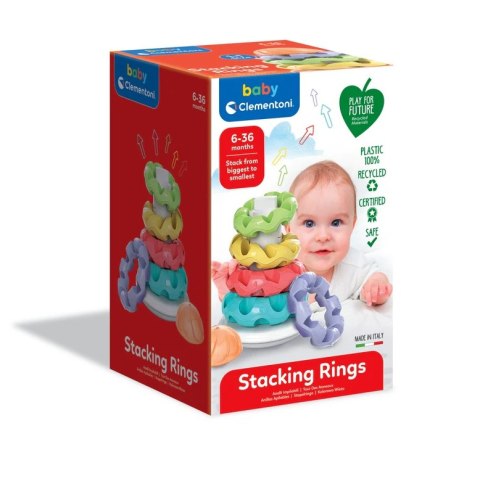 Clementoni Kolorowa Wieża 5 Pierścieni Clementoni 17732