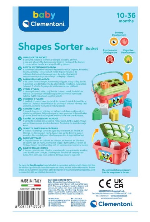 Clementoni Kolorowy Koszyk Kształtów i Kolorów Clementoni 17727
