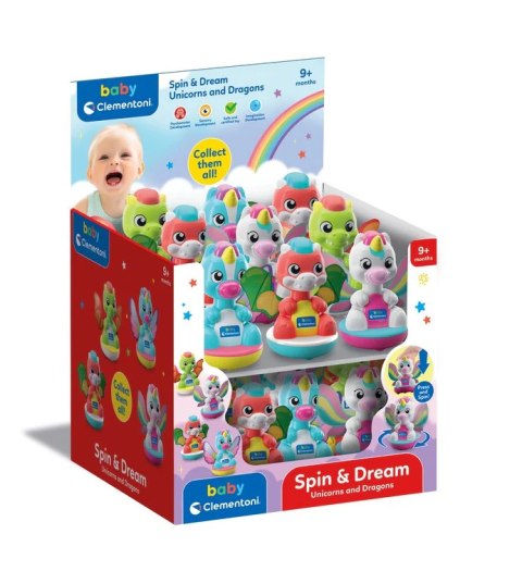 Clementoni Magiczne Zwierzątka Bączek Jednorożec Mały Smok Clementoni 17498