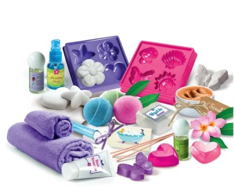 Clementoni Naukowa Zabawa Salon Urody Kule do Kąpieli Mydełka Kremy Język Polski Clementoni 50690