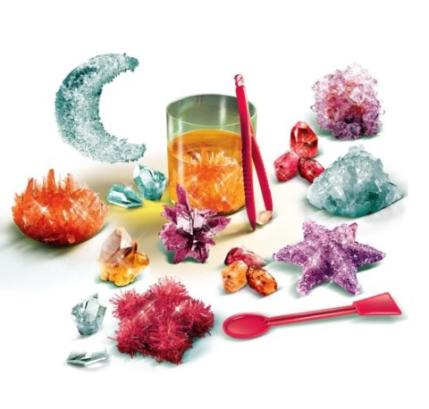 Clementoni Naukowa Zabawa Zestaw Laboratorium Stwórz Własne Kryształy Język Polski Clementoni 50069