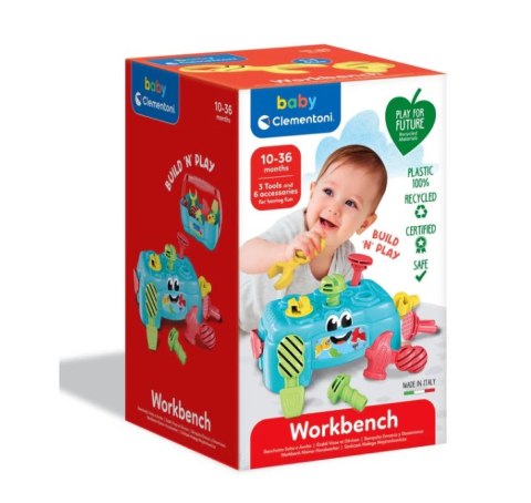 Clementoni Stolik Małego Majsterkowicza Narzędzia Skrzynka Clementoni 17733