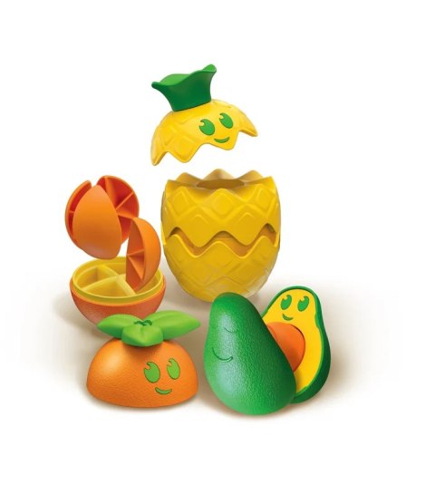 Clementoni Zabawka Logiczna Kolorowe Owoce Awokado Ananas Pomarańcza Clementoni 17579