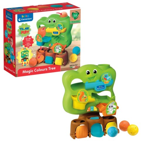 Clementoni Zabawka Logiczna Magiczne Kolorowe Drzewo Piłeczki Clementoni 17580
