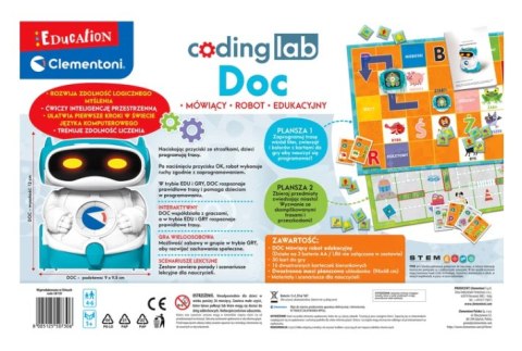 Clementoni Zestaw Edukacyjny Robot Doc Nauka Robotyka Edukacyjna Język Polski Clementoni 50730