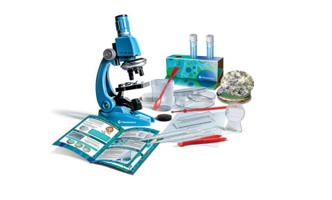 Clementoni Zestaw Naukowa Zabawa Super Mikroskop Język Polski Clementoni 50755