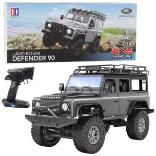 Double E Auto Terenowe Zdalnie Sterowane RC Land Rover Defender 90 Szary 1:14