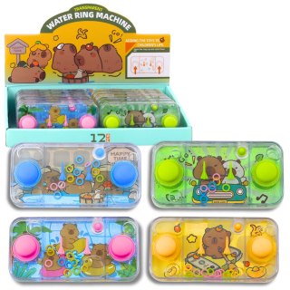 LEAN TOYS Gra Wodna Zręcznościowa Kapibary Kolorowa Kółeczka Mix